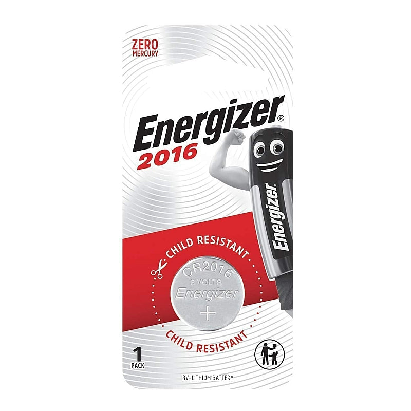 Energizer 1/Pk 3V Lithium Coin Batteries, CR2016 | E301326200