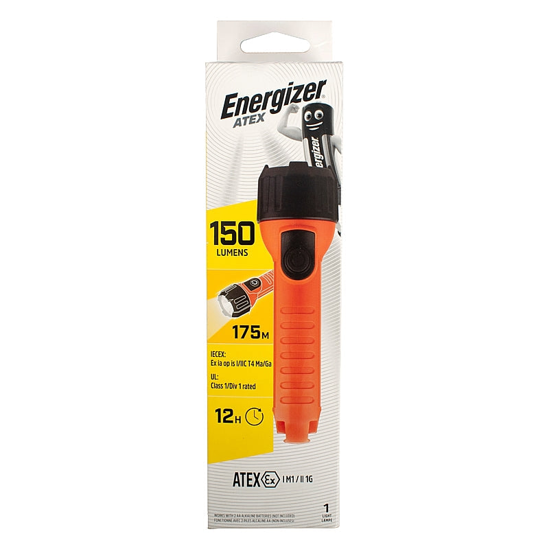 Energizer Atex LED Torch, Intrinsically Safe, 150Lm (3AA) | E301393800