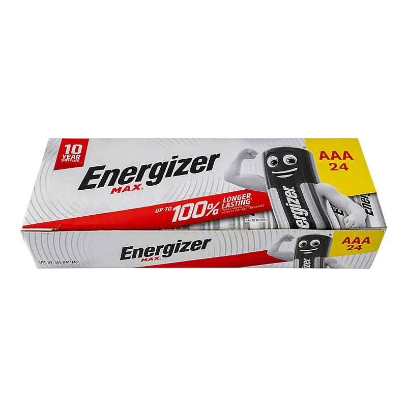 Energizer 24/Pk MAX 1.5V Alkaline AAA Batteries | E301395304