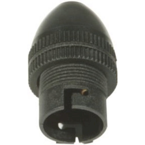Elec Mts Lampholder 10mm Black