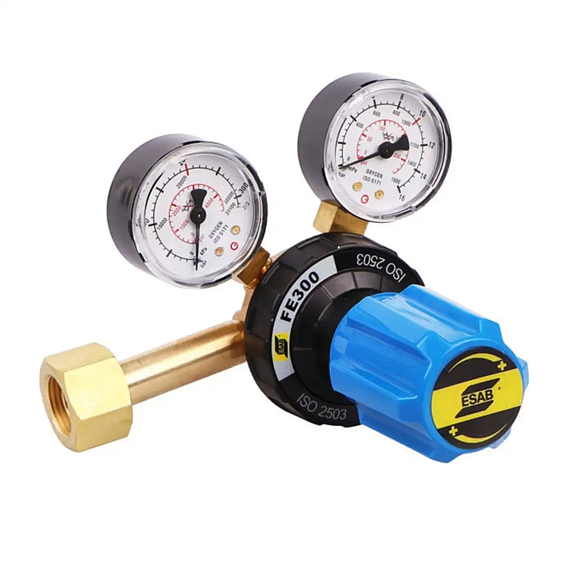 ESAB FE300 Cylinder Regulator for Oxygen (Side Entry, 10 Bar Outlet) | FS0700017204