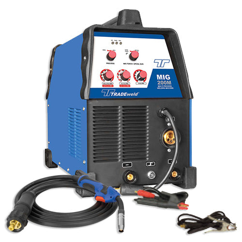 Tradeweld Multi-Process Welding Machine (MMA/MIG/TIG DC) | MIG 200 M