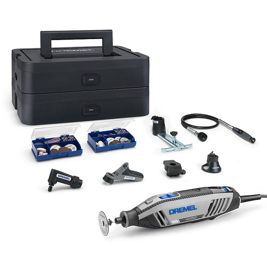 Dremel 4250 Corded Rotary Multi-Tool System (4250 Platinum+) | F0134250JS