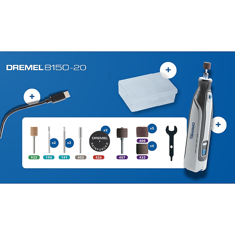 Dremel 8150 Cordless Rotary Multi-Tool System (8150-N/20) | F0138150JA