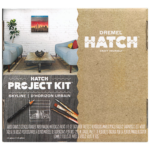 Dremel Hatch Project Kit - Skyline Pallet Arts & Crafts Set | F013PK01JB