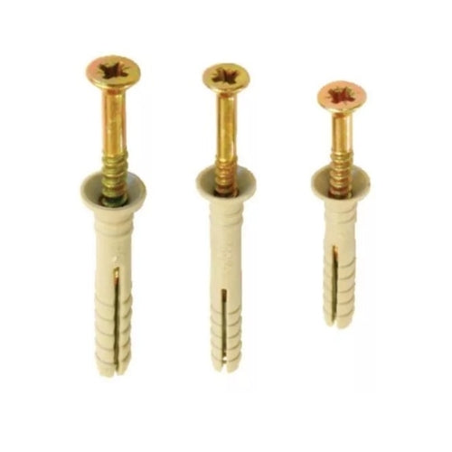 Fascor 50Pc Nylon Nail-In Anchor 8x80mm | FAS2160