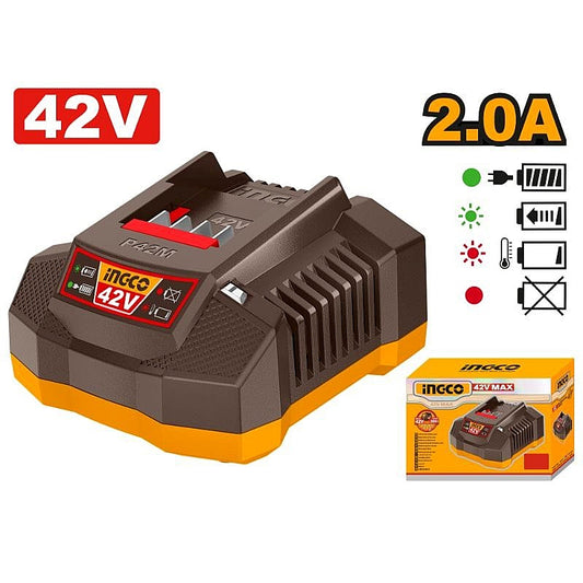Ingco 42V MAX 2.0A Li-Ion Battery Charger | FCLI42021