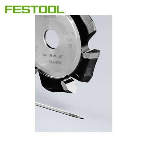 CUTTER - V GROO HW 118X14-90GRAD/ALU