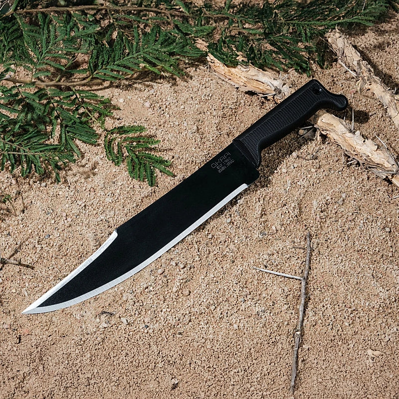 Okapi Bowie Machete with Sheath, Black Handle | FG02089