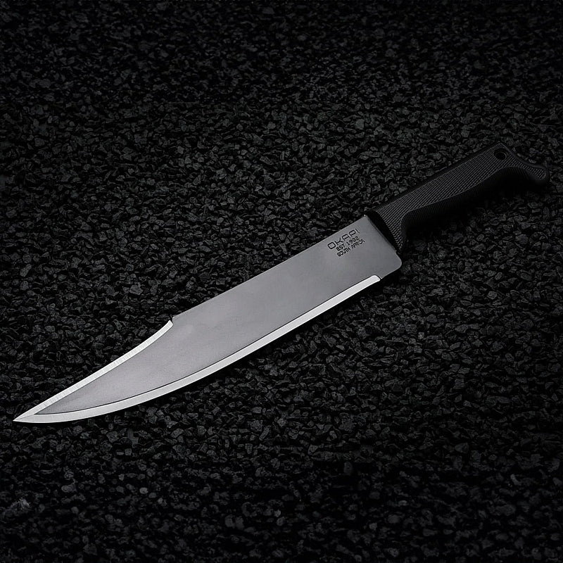 Okapi Bowie Machete with Sheath, Black Handle | FG02089