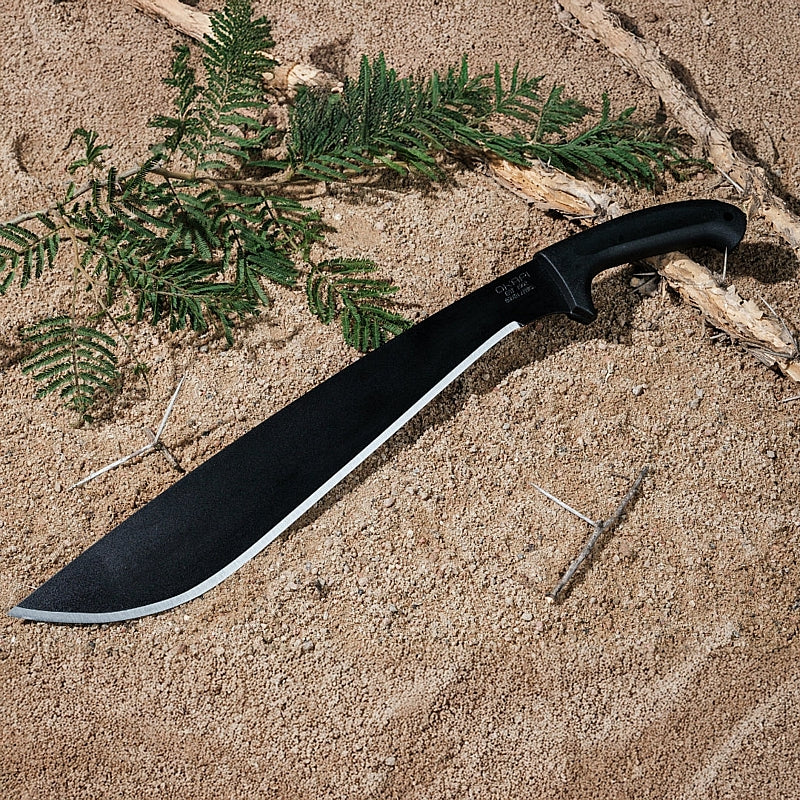 Okapi Jungle Machete with Sheath, Black Handle | FG02090