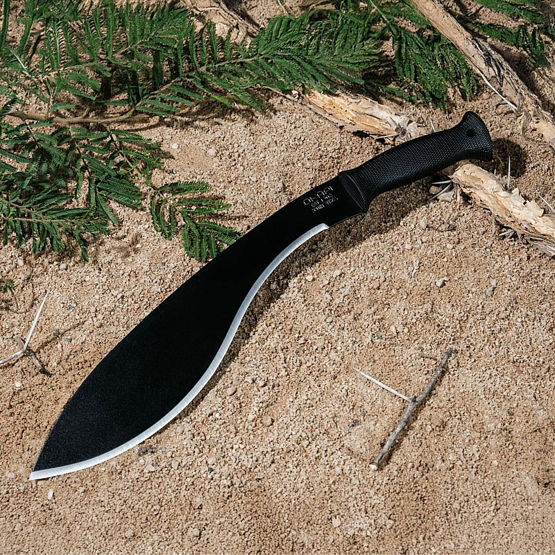 Okapi Kukri Machete with Sheath, Black Handle | FG02091