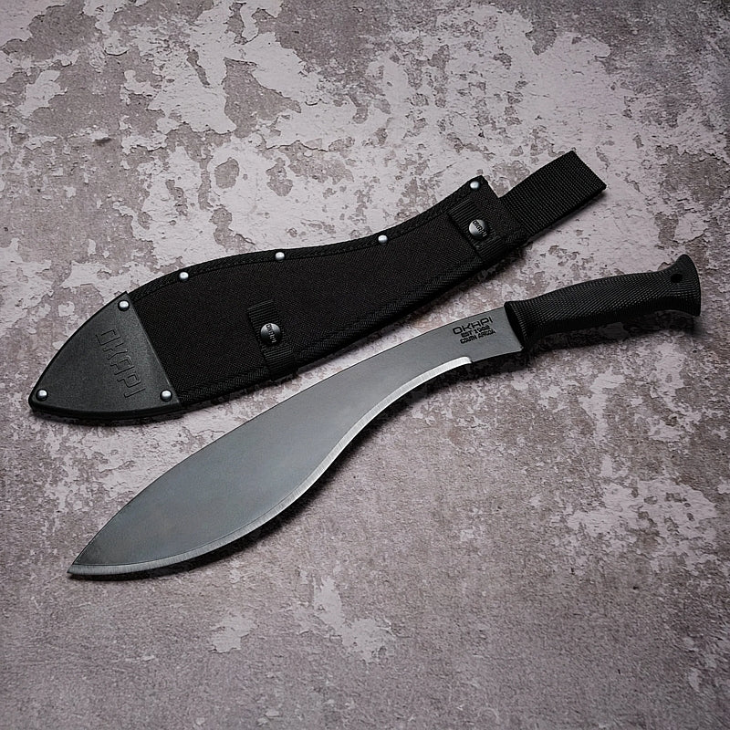 Okapi Kukri Machete with Sheath, Black Handle | FG02091