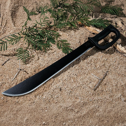 Okapi D-Ring Machete with Sheath, Black Handle | FG02093