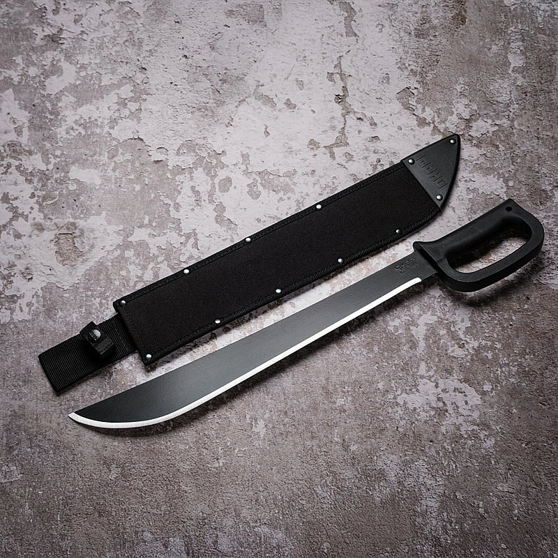 Okapi D-Ring Machete with Sheath, Black Handle | FG02093