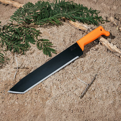 Okapi O-Tanto Machete with Sheath, Orange Handle | FG02101