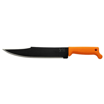 Okapi Bowie Machete with Sheath, Orange Handle | FG02102
