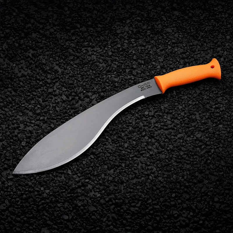 Okapi Kukri Machete with Sheath, Orange Handle | FG02104