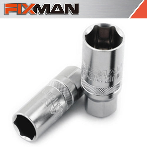 Fixman 3/8" Drive Spark Plug Socket, 16mm | FIX J0501