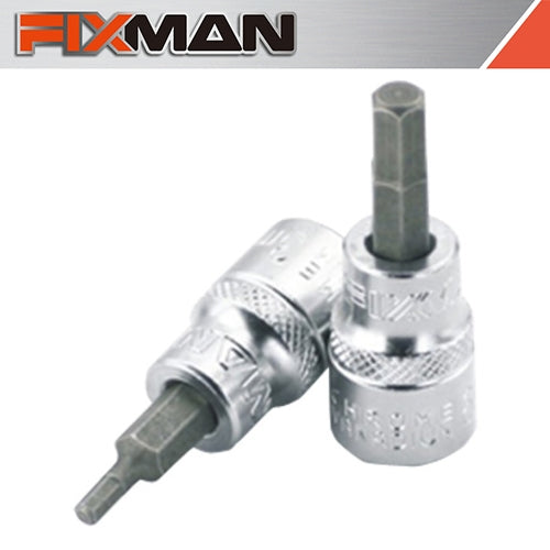 Fixman 1/4" Drive HEX Allen Bit Socket, H6 | FIX J0804