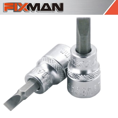 Fixman 1/4" Drive SLOTTED Bit Socket, SL5.5 | FIX J0814