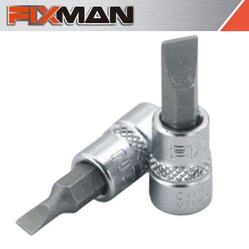 Fixman 3/8" Drive SLOTTED Bit Socket, SL8 | FIX J0930