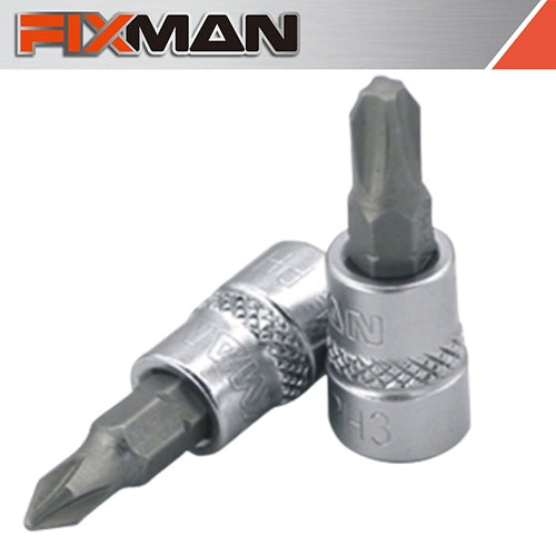 Fixman 3/8" Drive PHILLIPS Bit Socket, PH3 | FIX J0933
