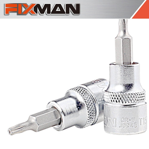 Fixman 3/8" Drive TORX Security Bit Socket, T15H | FIX J0943