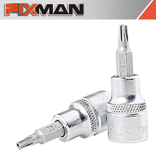 Fixman 3/8" Drive TORX Security Bit Socket, T20H | FIX J0944