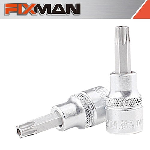 Fixman 3/8" Drive TORX Security Bit Socket, T45H | FIX J0949