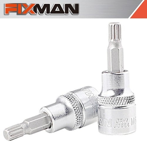Fixman 3/8" Drive SPLINE Bit Socket, M9 | FIX J0956