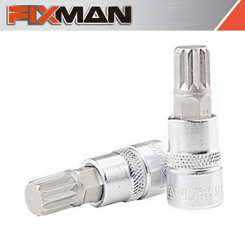 Fixman 3/8" Drive SPLINE Bit Socket, M10 | FIX J0957