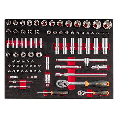 Fixman 133-Piece 7-Drawer Roller Cabinet Tool Kit | FIX TR0034