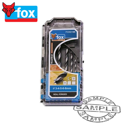 Fox 5Pc Wood Drill Bit Set