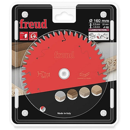 Freud Laminated Panel Saw Blade Ø160 MM X B20 MM X 2.2/1.6 MM - 48T | FR06L002H