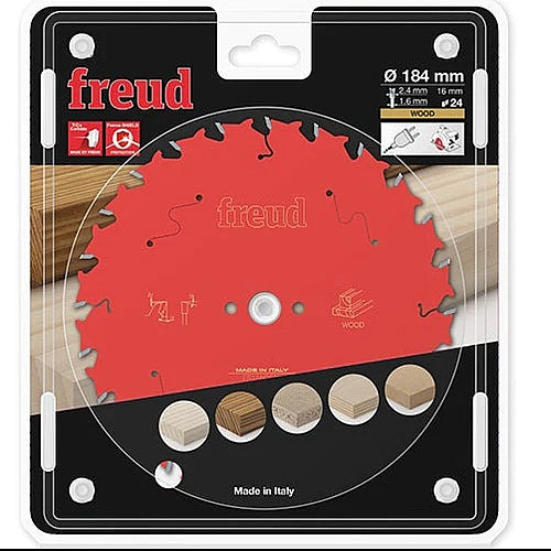 Freud Saw Blade Ø184 MM X B16 MM X 2.4/1.6 MM - 24T | FR11W001H