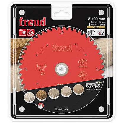 Freud Saw Blade Ø190 MM X B30 MM X 1.5/1 MM - 48T | FR13W012HC