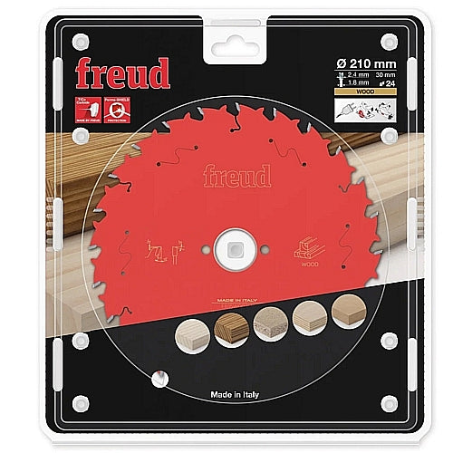 Freud Saw Blade Ø210 MM X B30 MM X 2.4/1.8 MM - 24T | FR15W003H