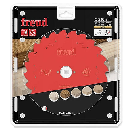 Freud Saw Blade Ø216 MM X B30 MM X 2.4/1.8 MM - 24T | FR16W001M