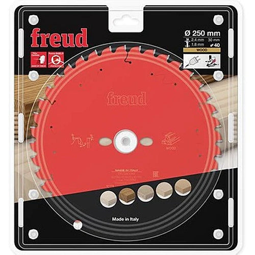 Freud Wood Saw Blade Ø250 MM X B30 MM X 2.4/1.8 MM - 40T | FR23W001M