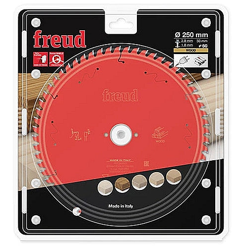 Freud Wood Saw Blade Ø250 MM X B30 MM X 2.8/1.8 MM - 60T | FR23W003T