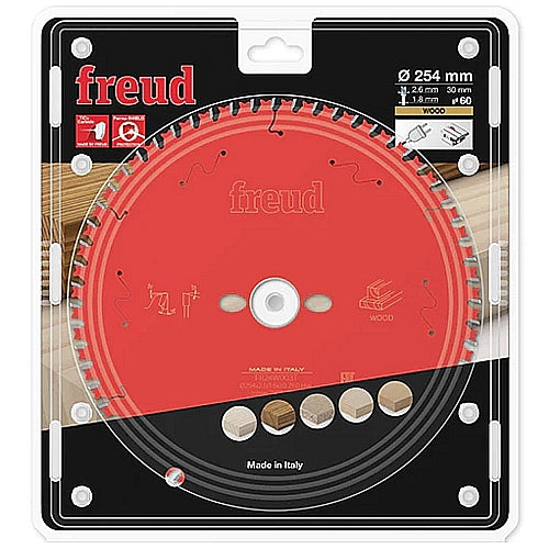 Freud Saw Blade Ø254 MM X B30 MM X 2.6/1.8 MM - 60T | FR24W003T
