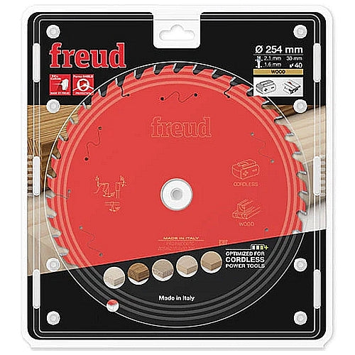 Freud Saw Blade Ø254 MM X B30 MM X 2.1/1.6 MM - 40T | FR24W006TC