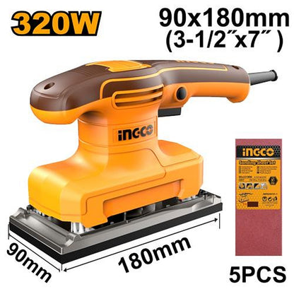 Ingco Finishing Sander 90 x 180mm, 320W | FS3216