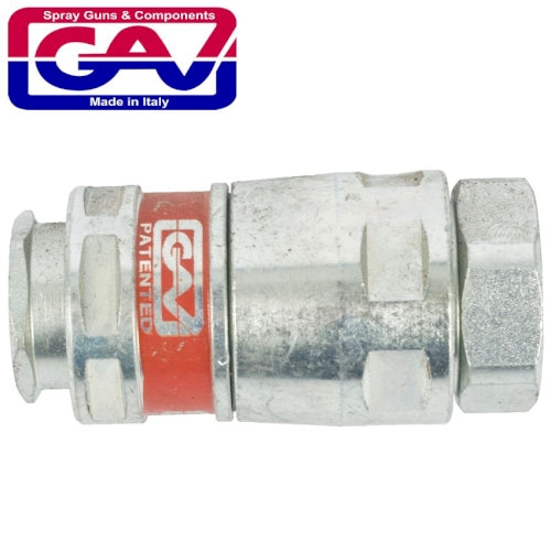 Airblock security magnum coupler 1/2'female two stage release saftey