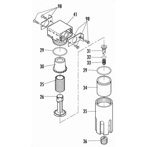 Spares for f180 29-31-32-33-34-35-36(GAV F180-4)