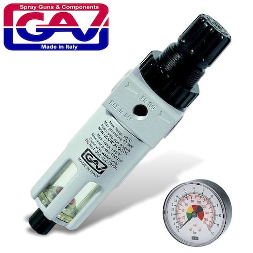 Filter/regulator 1/4' in line(GAV FR180)