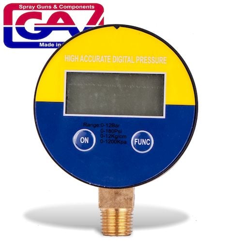 Pressure gauge 63mm 1/4 lower digital(GAV M63)