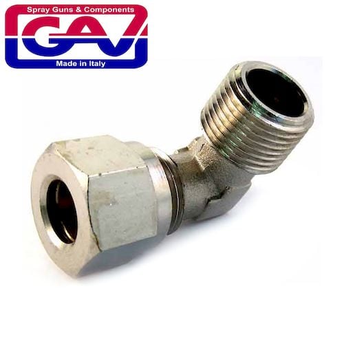 Conical male elbow  10 x 3/8(GAV RO6069-8)