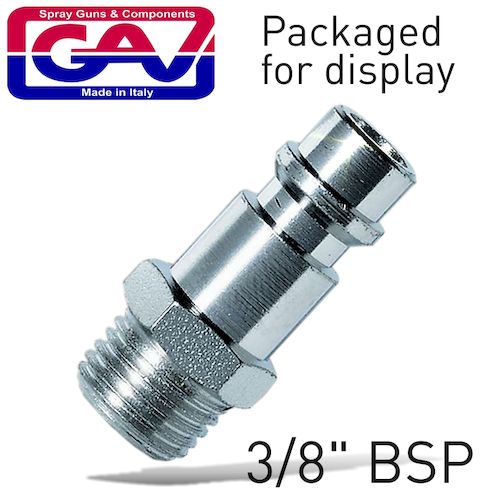 Coupler insert 3/8'm 2 packaged(GAV113-2P)